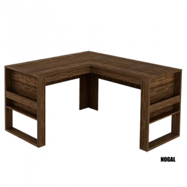 Escritorio Esquinero Moderno - 4145 - Nogal
