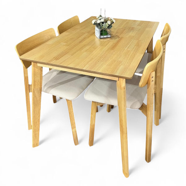 Juego de Comedor Marruecos Rectangular Beige