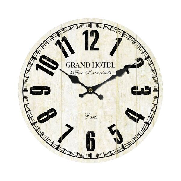 Reloj De Pared Grand Hotel Montmartre