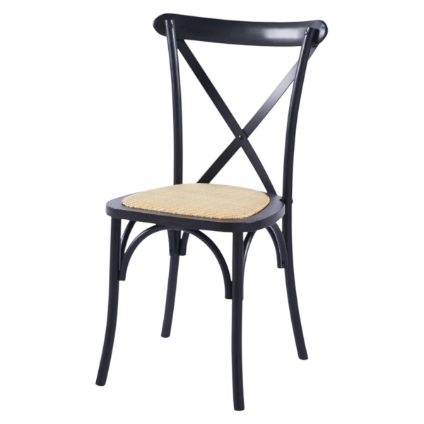 Silla de Comedor Clásica Vienesa Negro