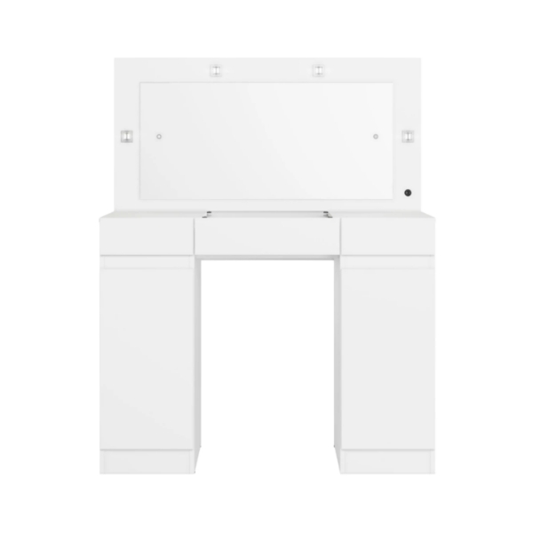 Tocador Espejo Grande Led Studio Blanco