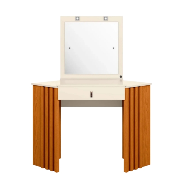 Escritorio Tocador Esquinero Glitter Marron