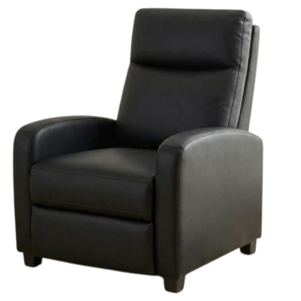 Butaca 1 Cuerpo Tela Repelente al Agua Barrel - Negro Cuerina