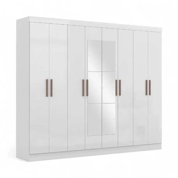 Placard Paris 8 Puertas Blanco