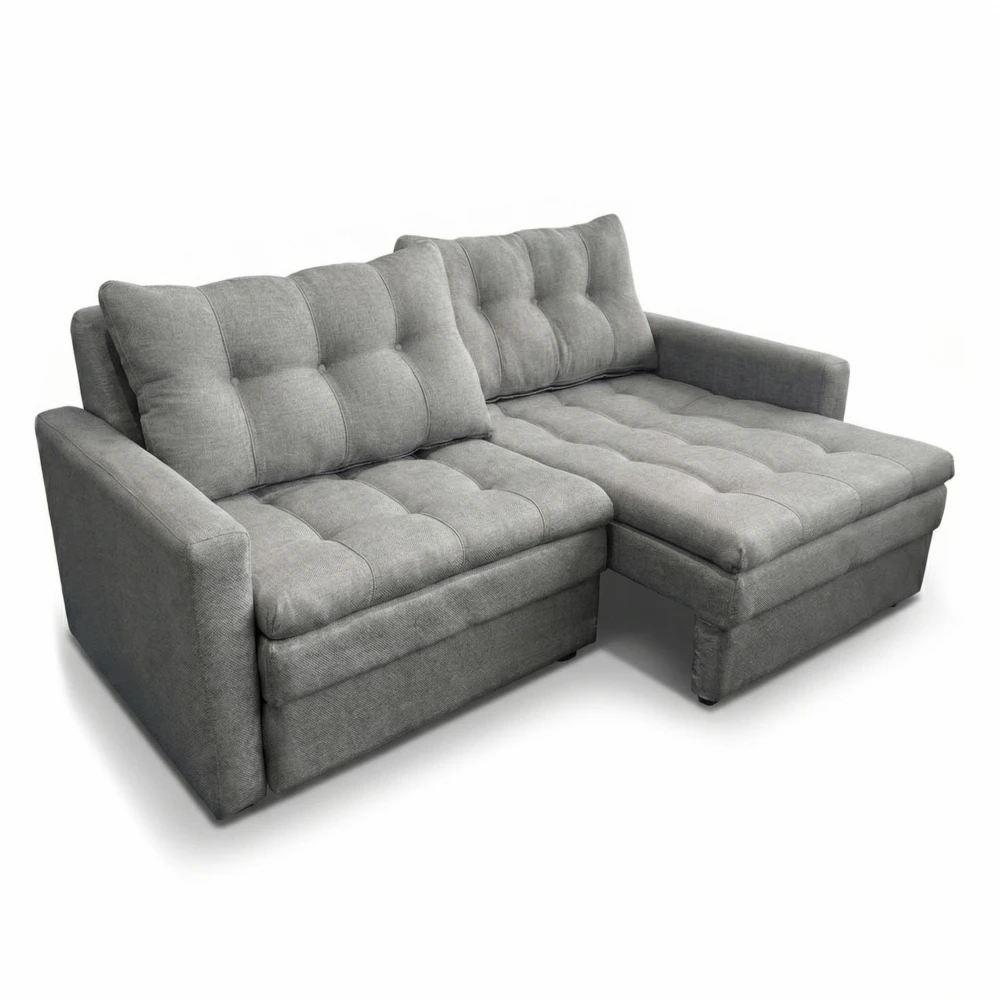 Sillón Cama Nayla 3 Cuerpos Extensible - Gris